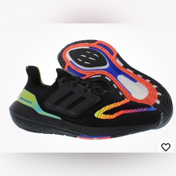 adidas Ultraboost 22 Colorway Men's Shoes - Black Rainbow 14